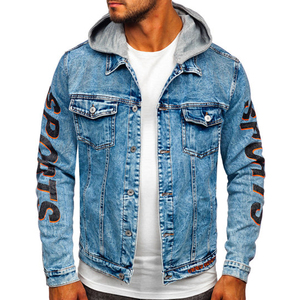 Chaquetas de hombre de algodón con forro de manta de gran tamaño para reparaciones de orillo de moda de diseñador personalizado, chaquetas de hombre, chaqueta para hombre - Product Image 1
