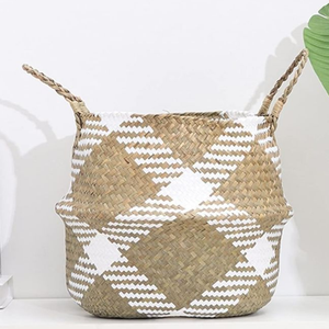 Panier de rangement en jonc de mer fait à la main bon prix conceptions personnalisées couverture de bassin artisanat du fabricant du Vietnam - Product Image 6