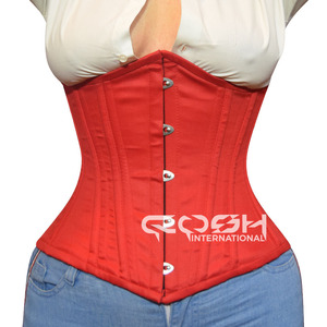 Fabricant OEM ODM de corsets sous-poitrine en coton rouge, fournisseur du Pakistan - Product Image 5