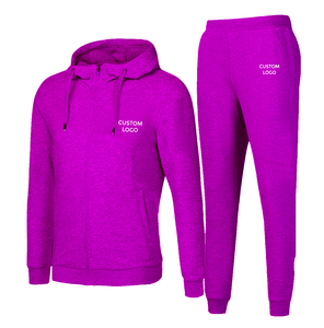 Ropa deportiva para Jogging Chándal Jogger con capucha y pantalones de chándal Conjunto Logotipo personalizado Hombres Fleece Transpirable Chándales OEM - Product Image 4