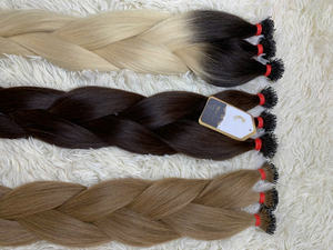 Machine de luxe à double tirage 100% pour extensions de cheveux humains Double trame douce et lisse complète de la pointe de la racine pour les clients en gros des salons - Product Image 3