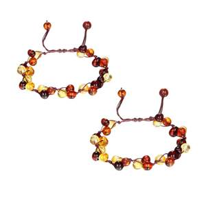 La mejor pulsera de ágata hecha a mano con cordón de algodón coreano, joyería Unisex de moda perfecta para estilos Boho Chic o Casual - Product Image 4