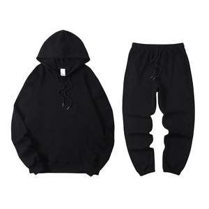 Chándales Deportivos Casuales de Algodón con Capucha para Hombre, Venta al por Mayor de Fábrica, con Logotipo Personalizado, Transpirables y de Secado Rápido, para Invierno - Product Image 2
