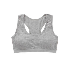 Sujetador deportivo de entrenamiento para mujer de alta calidad, cuello Halter sin costuras, 100% de algodón con correa elástica, conjunto de Sujetador deportivo sublimado de talla grande - Product Image 1