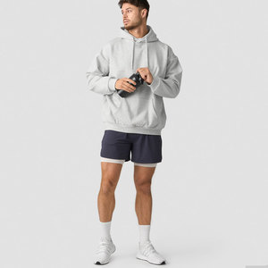Combinaison unisexe pour homme, grande taille, 100% coton, polaire épaisse, personnalisée, de haute qualité, respirante, écologique, unie ou imprimée, pour l'hiver - Product Image 2