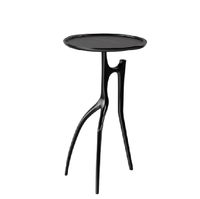 Mini table d'appoint moderne de luxe Petite table de chevet de salon Table d'angle en métal Conception populaire pour les Tables basses d'exportateur de l'Inde
