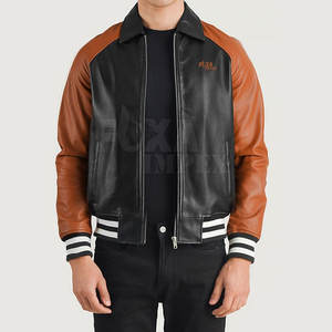 Vestes Lettermen de conception OEM Veste d'hiver légère à col montant en laine et tissu de haute qualité fabriquée au Pakistan - Product Image 3