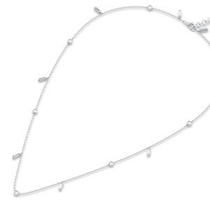 Colliers en argent sterling 925 minimalistes REYES avec moissanite taille baguette de 0,73 carat pour femmes, certifiés GRA, bijoux fins - Product Image 1