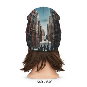 Casquette de baseball légère en coton à 6 panneaux avec impression numérique ajustable pour hommes et femmes, vêtements de sport d'extérieur - Product Image 4