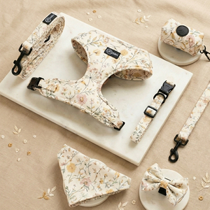 ओकट्स कस्टम पिल्ला कुत्ते लेश कॉलर एडजस्टेबल पालतू जानवर सामान डिजाइनर व्यक्तिगत लक्जरी कुत्ते हार्नेस सेट - Product Image 1