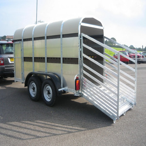 Remolque de Aluminio para Ganado y Caballos con Rampa, Capacidad 12' X 5', para Vehículos 4x4 y Más Grandes - Product Image 1