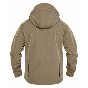 Blouson bomber softshell enduit, col montant, imperméable, coupe-vent, respirant, fermeture éclair sur le devant, camouflage, automne-hiver, 100% - Product Image 2