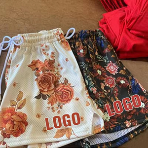 100% Polyester Double <b>Layer</b> Flame Sublimation Sports Wear Men Women Unisex Custom Basketball Gym Workout Mesh Shorts - Product Image 5