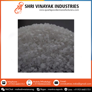 คอลเลกชันล่าสุดของแร่ธาตุที่ไม่ใช่โลหะกรวดควอตซ์สีขาวหิมะสำหรับอุตสาหกรรม - Product Image 2