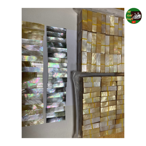 Feuille de placage décorative de coquille, feuille de placage de coquille faite à la main, feuille de placage de coquille naturelle pour l'artisanat et les travaux de incrustation intérieure - Product Image 2