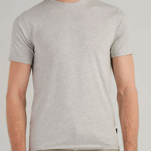 Camiseta de Manga Corta Oversize para Hombre, Ropa Formal, Algodón y Poliéster, Estilo Urbano, Lisa, Suave y Transpirable - Product Image 5