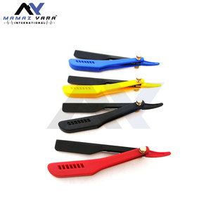 Navaja de Afeitar Profesional para Barbería, Navaja Plegable con Logotipo, Navaja de Peluquería, Deslizador para Afeitar Barba y Cabello - Product Image 2