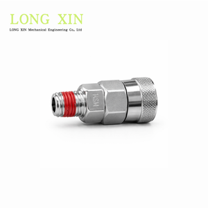 Connecteur rapide pneumatique en acier (forme hexagonale, zingué) Service de tournage et de fraisage pour d'autres applications. JHI-14SM - Product Image 2