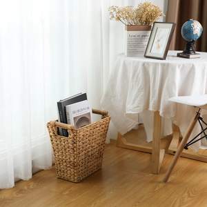 Cestas de almacenamiento de Jacinto Natural tejidas a mano de Vietnam, mimbre de algas marinas para uso doméstico, organizador de artículos diversos - Product Image 6