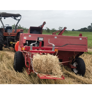 Multi-function Cheap Price Horizontal Baler MaAutomatic Hay Grass Straw Baling Silage Balers Wrapper <b>Packing</b> - Product Image 1