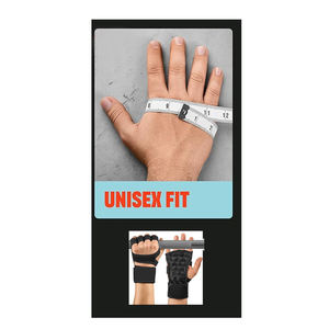 Gants croisés d'haltérophilie avec logo personnalisé Produit le plus vendu Gants croisés pour unisexe - Product Image 3