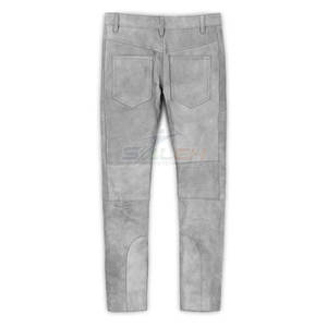 Pantalones de cuero ligeros para hombre superventas, ropa informal de calidad superior con patrón recto de cintura media a la venta - Product Image 2