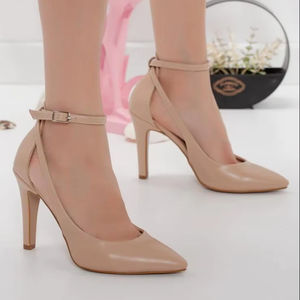 Women's Classic Stiletto Heel <b>Shoes</b> Pointed Toe <b>Rhinestone</b> Decoration 9 CM for 36-40 you made in Turkiye - Product Image 1