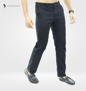 Pantalon long cargo élégant Temakaw Pantalon de travail décontracté à taille moyenne avec décoration en cristal Durable et élégant - Product Image 1
