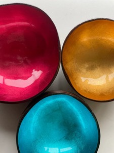 ชามใส่อาหารปลอดภัยสำหรับงานปาร์ตี้ชามมะพร้าวธรรมชาติและหอยมุกทำด้วยมือโลโก้ตามสั่งเป็นมิตรกับสิ่งแวดล้อม - Product Image 6