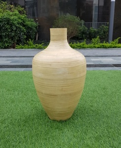 Vase en bambou filé écologique pour la maison et la cuisine ensembles de dîner de décoration de salon d'hôtel de mariage du Viet Nam - Product Image 3