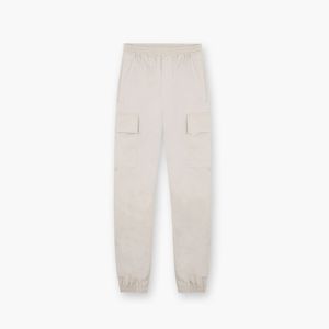 Stylish <b>Cuffed</b> Cargo Pants Black Stone Ivory Men's Relaxed Fit with Durable Design for Everyday Use - Product Image 3