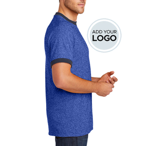 Camisetas personalizadas de algodón/fibra de bambú para hombre - Product Image 1
