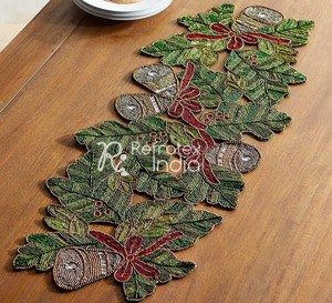 Nouvelle conception en vente chaude : chemin de table perlé pour un look décoratif, fournisseur en gros et fabricant par Refratex India, fabriqué en Inde pour - Product Image 5