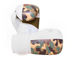 Gants de boxe professionnels de haute qualité en cuir de vachette et cuir PU respirants avec fermeture auto-agrippante, design et logo personnalisés, vente en gros - Product Image 2