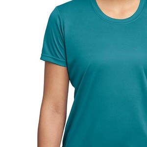 Camiseta informal de algodón con cuello redondo para mujer, manga corta, transpirable, suave, cómoda, esencial para el verano - Product Image 6