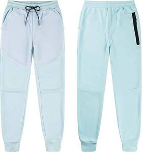 เสื้อวอร์มกางเกงผ้าสักหลาดแบบสองชิ้นของผู้ชายเสื้อฮู้ดกันหนาวชุดวอร์มผ้าโพลีเอสเตอร์100% ฤดูหนาวสำหรับโลโก้เฮฟวี่เวทแบบซ้อนกัน - Product Image 2