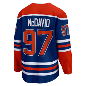Jersey de Hockey sobre Hielo Personalizado de Edmonton, Jersey de Hockey sobre Hielo Bordado y Cosido a Medida - Product Image 5