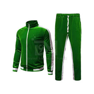 Nuevo Diseño Moderno, Personaliza con tu Propio Logotipo, Chándal de Terciopelo para Hombre, Invierno, Talla Grande, Cierre con Cordón Ajustable - Product Image 2