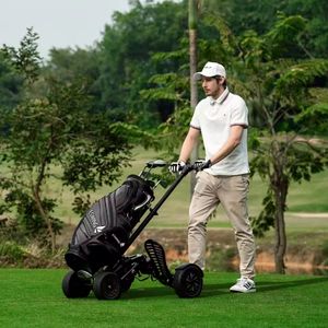 VENTES FLASH Chariot de golf à quatre roues, pliable, léger, 10 pouces, scooter de golf électrique 1600W à vendre, performances haute puissance - Product Image 2