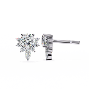 Pendientes de cruz de plata 925 unisex VVS1 Moissanite Hip Hop Joyería de diamantes para mujer - Product Image 2