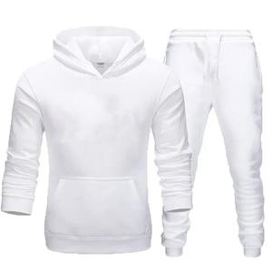 Basique Hommes/Femmes 2 pièces/ensembles sweat à capuche pantalons hommes gymnases Fitness hauts Joggers vêtements de sport survêtements - Product Image 5
