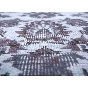 Vintage Grey Black Hand Knotted Wool <b>Rugs</b> <b>Boho</b> Style Pae-743 for Home Living Room Medallion Rectangle Patchwork Abstract - Product Image 3