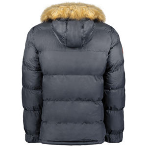Parka d'hiver à capuche en fourrure avec fermeture éclair personnalisée pour hommes Indemand Outerwear Elastic Cuff Jacket With Customize Jacket - Product Image 2
