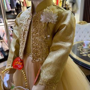 ชุดเดรสผ้าฝ้ายสำหรับเด็กคอลเลคชั่นฤดูใบไม้ผลิใหม่ล่าสุดดีไซน์ใหม่ล่าสุดชุดแต่งงานสไตล์2024 - Product Image 4