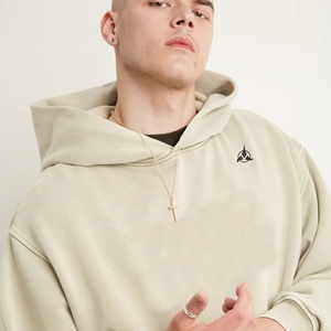 เสื้อฮู้ดแบบสวมหัวสำหรับผู้ชายโอเวอร์ไซส์สีพื้นไซส์ใหญ่พิเศษพิมพ์โลโก้ได้ตามต้องการอบอุ่น2025 - Product Image 3