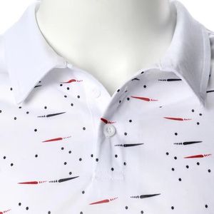 Polos de talla grande para hombre, ropa de manga corta, 100% algodón, tejido con botones, Polo corto personalizado para hombre - Product Image 4
