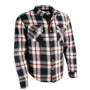 เสื้อสักหลาดลายตารางสีแดงและสีดำ,เสื้อสำหรับนักขี่จักรยาน - Product Image 1