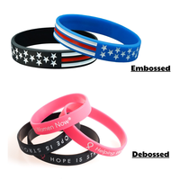 Bracelets de sport en silicone colorés en gros, largeur de bande 10 mm, accessoires de fête