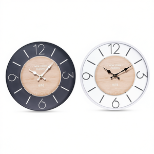 Assorted 33cm Wall <b>Clock</b> 68265 - Product Image 2