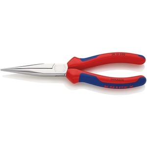 For KNIPEX Mechanic's Pliers 200 mm Straight Form 1 Multi-Component Handles Chrome-Plated - Product Image 1